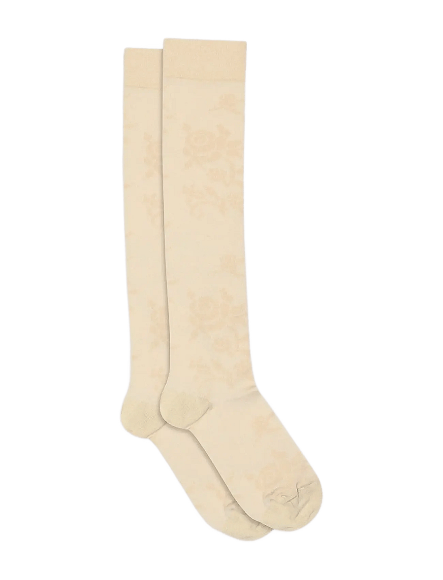 mp Denmark - Elise knee socks - kniestrümpfe - ecru - 0