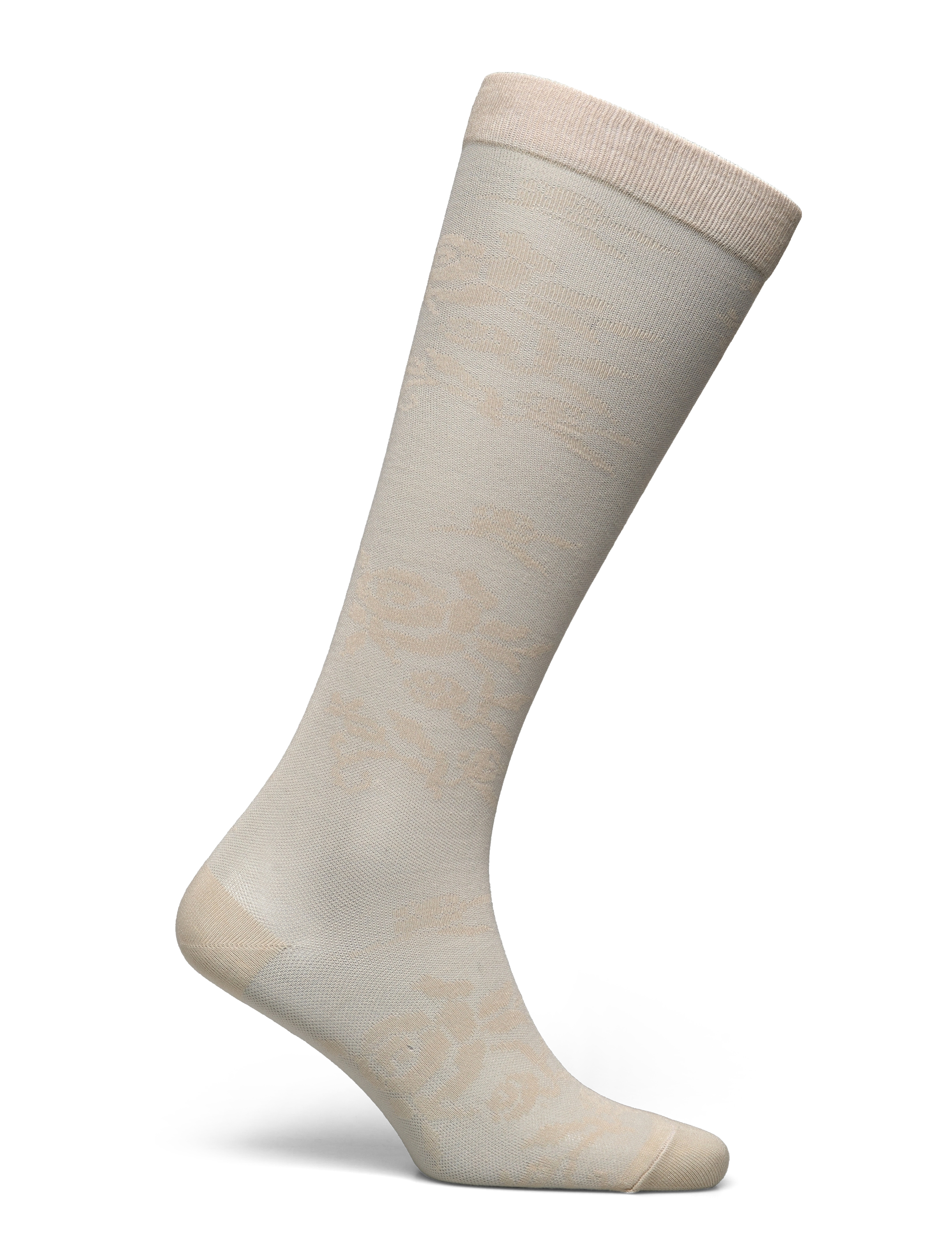 mp Denmark - Elise knee socks - lägsta priserna - ecru - 1