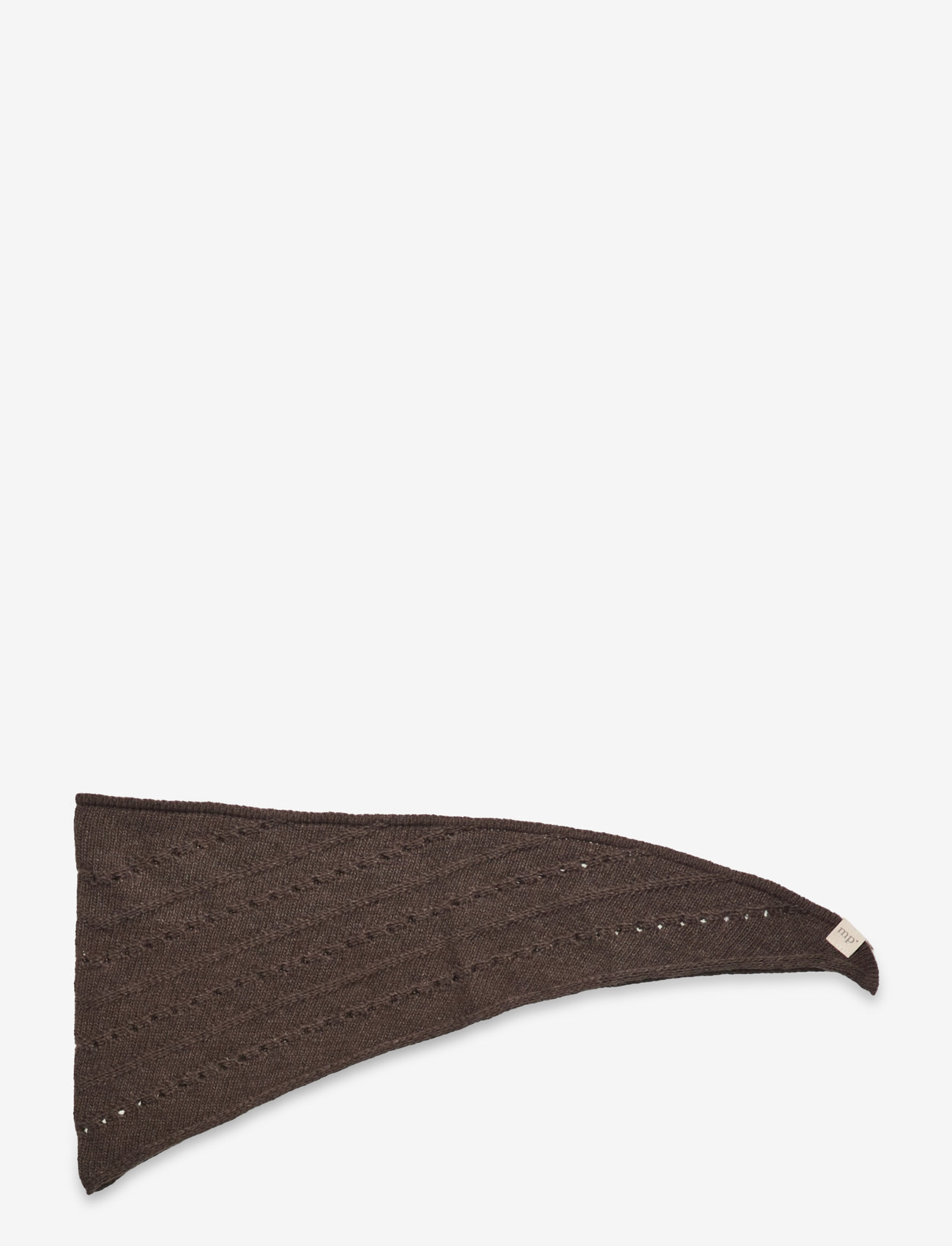 mp Denmark - Helsinki small scarf - brown melange - 1