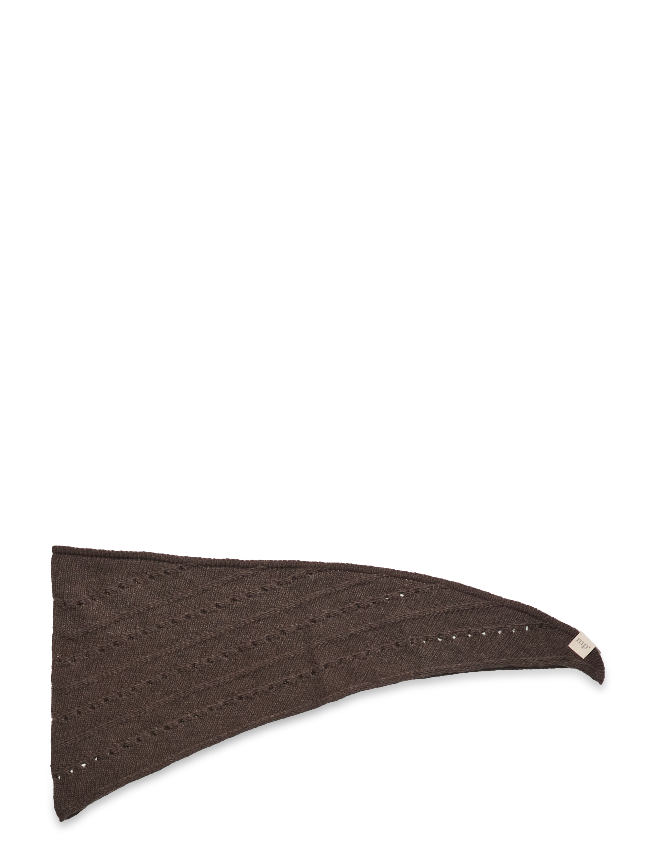 mp Denmark - Helsinki small scarf - brown melange - 1