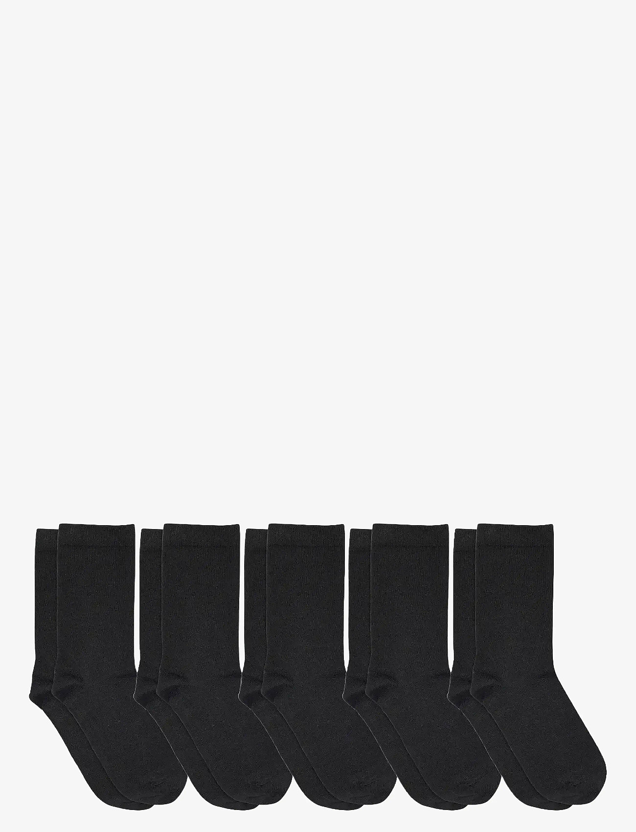 mp Denmark - Fine cotton socks, 5-pack - black - 0