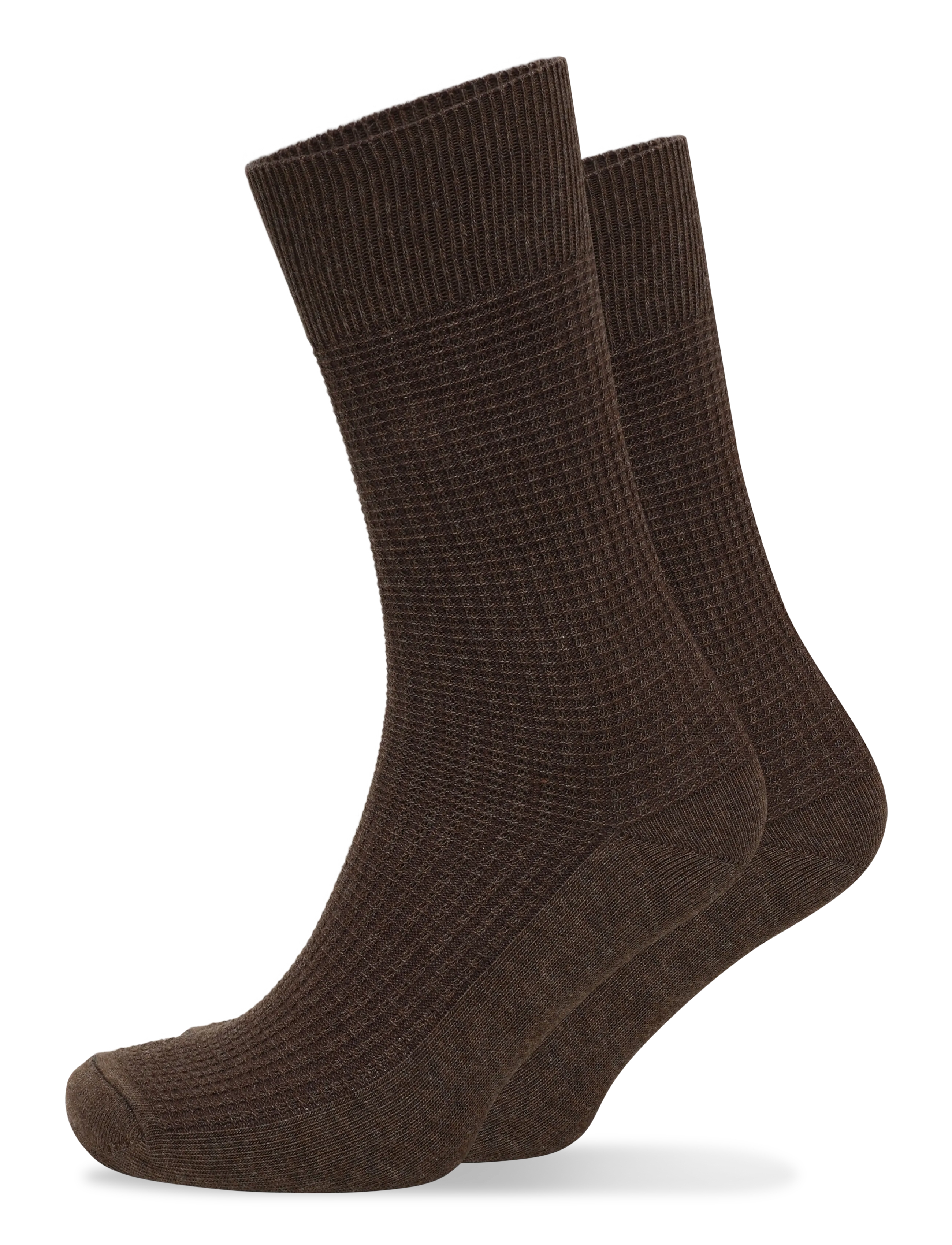 mp Denmark Aksel socks - Farben der Saison - BROWN MELANGE / brown