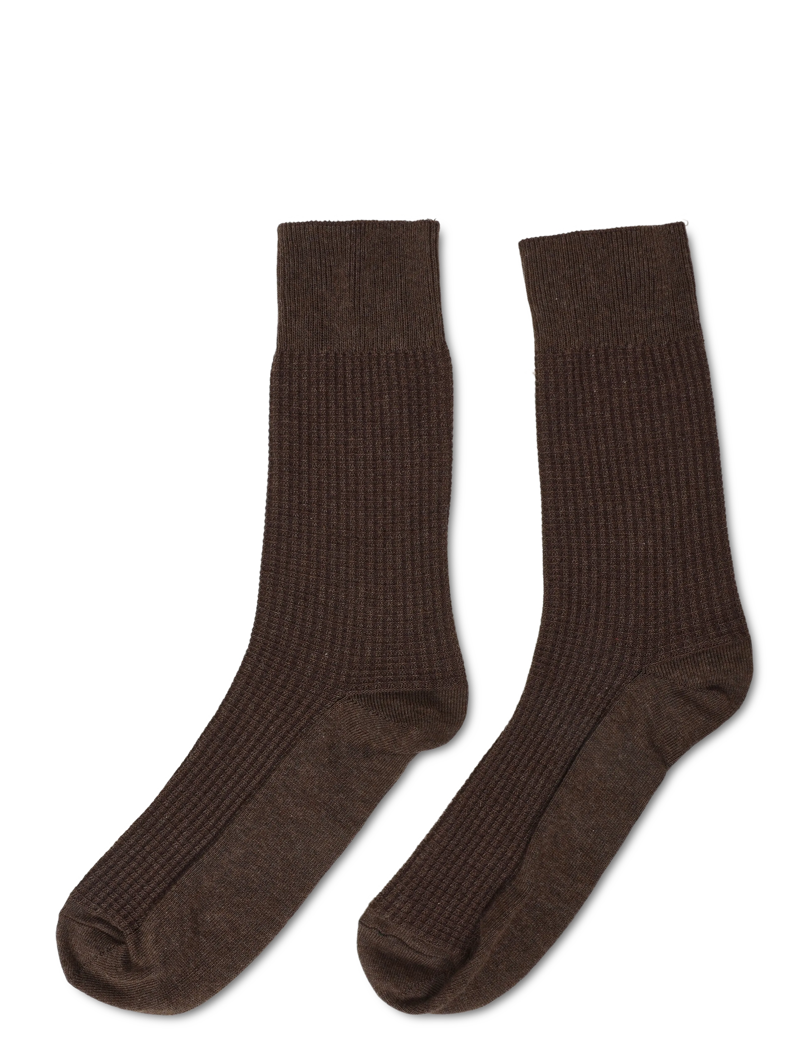 mp Denmark - Aksel socks - tennissocken - brown melange - 1