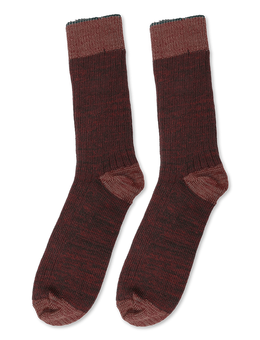 mp Denmark - Torkild socks - klassikalised sokid - dark brown - 1