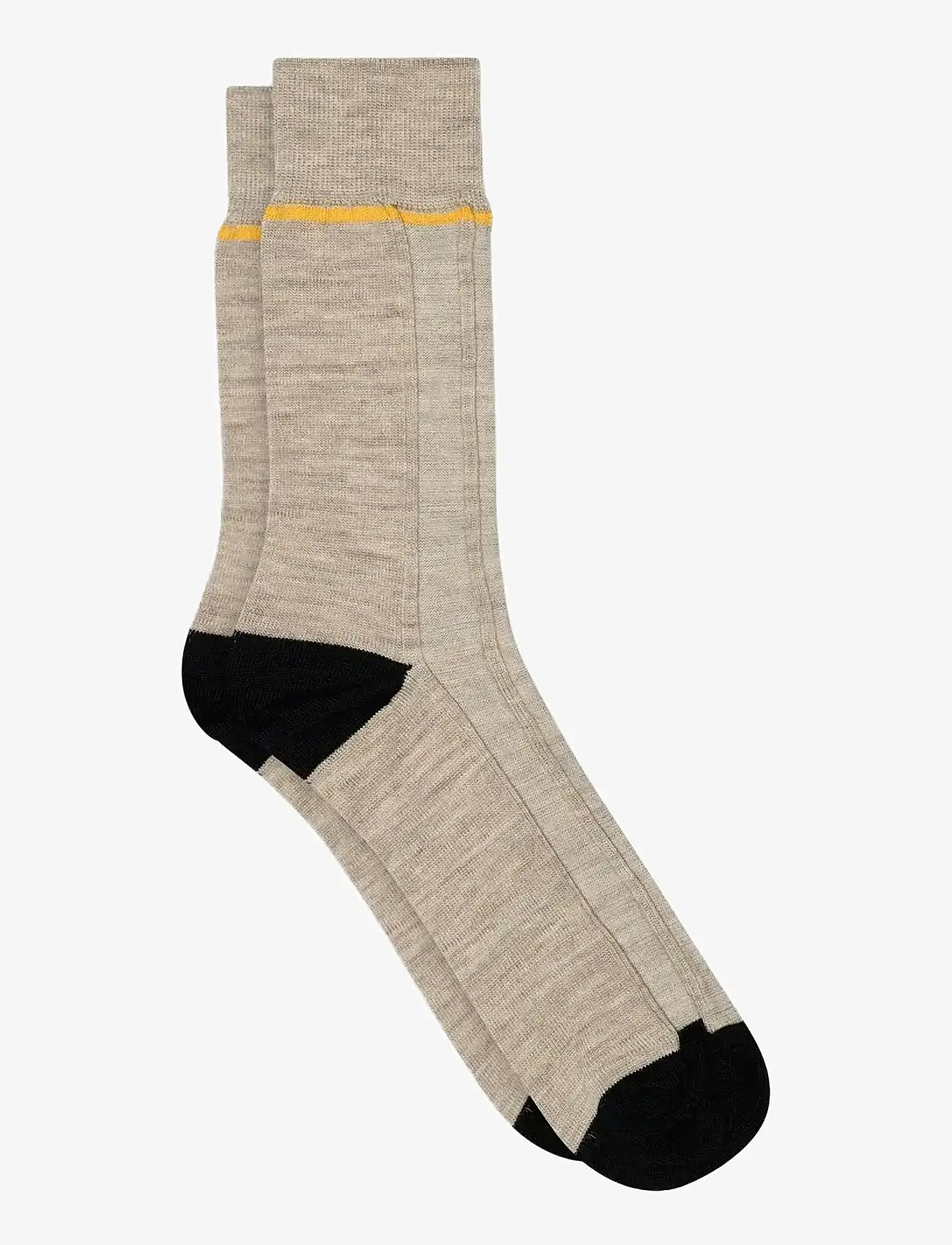 mp Denmark - Ejvin socks - lägsta priserna - light brown melange - 0