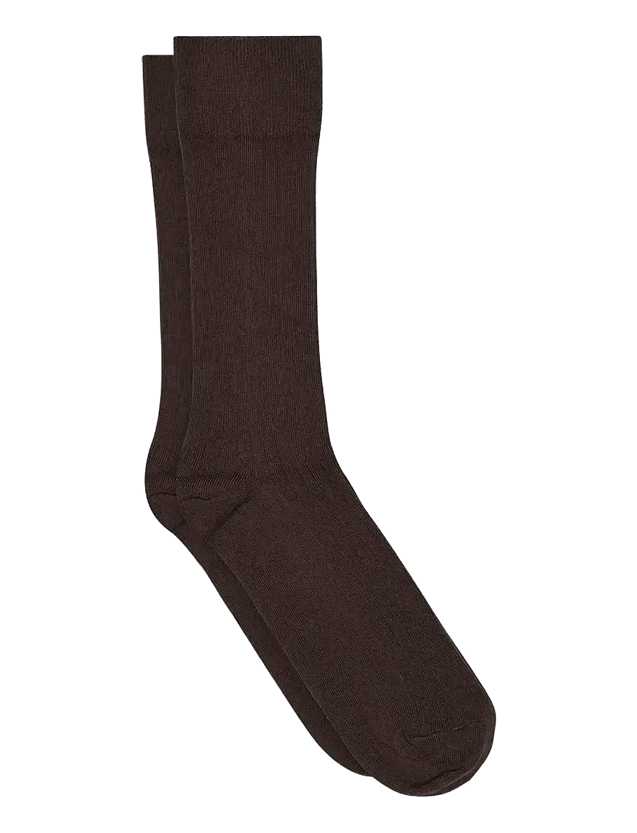 mp Denmark - Olav socks - tennissocken - dark brown - 0