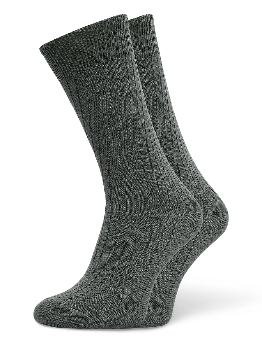 mp Denmark - Olav socks - vanliga strumpor - dusty ivy - 0