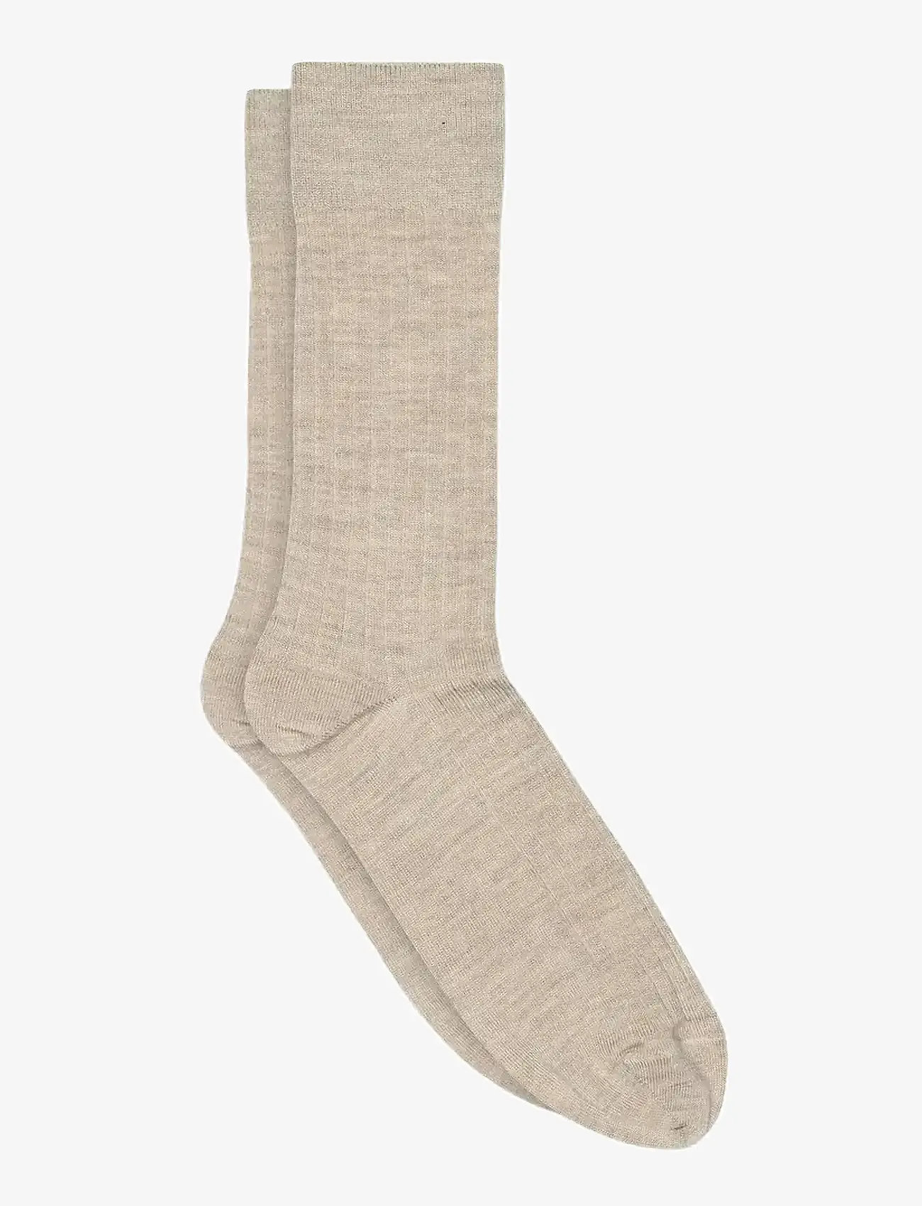 mp Denmark - Olav socks - light brown melange - 0