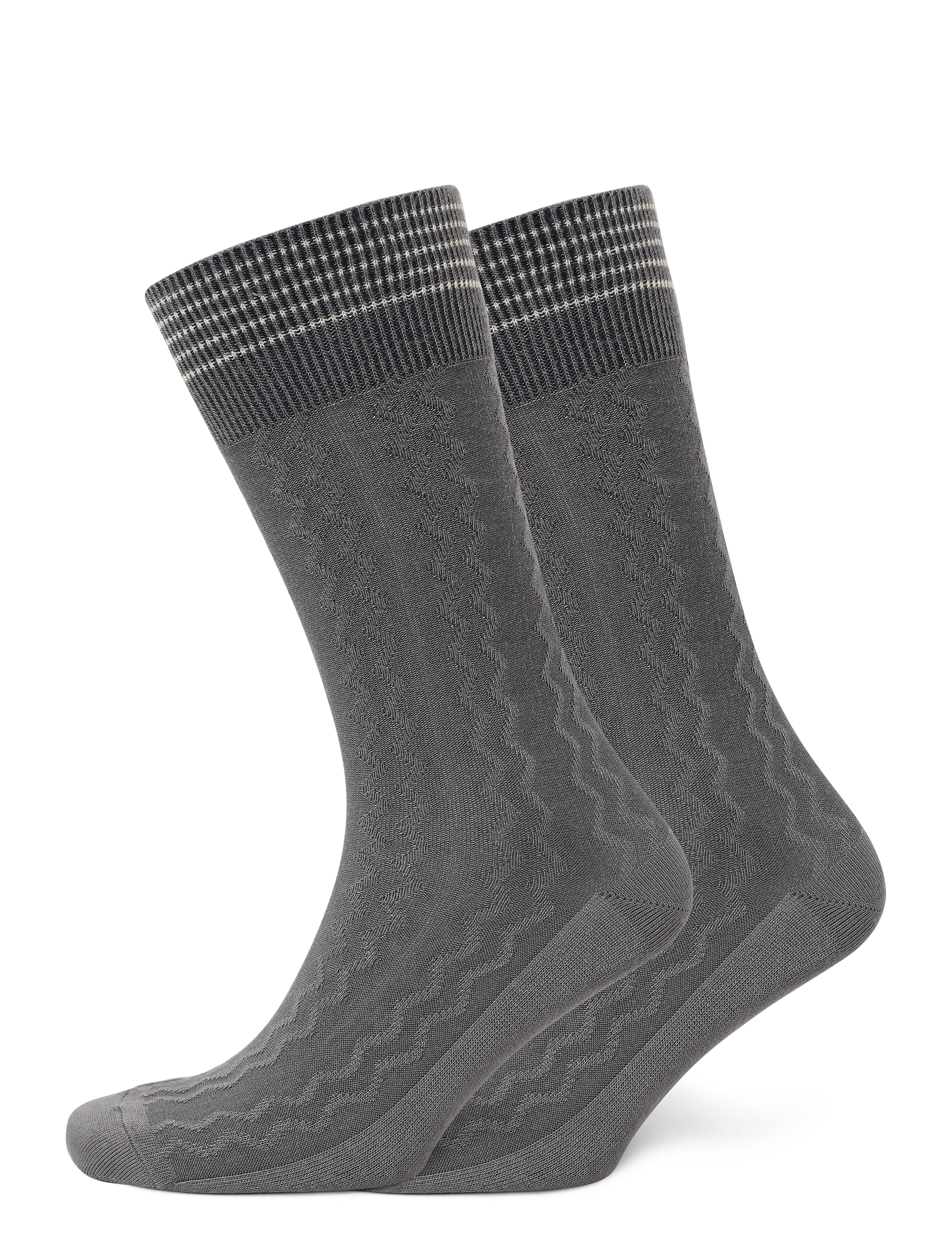 mp Denmark Jens socks - Klassikalised sokid - DARK GREY MELANGE / grey