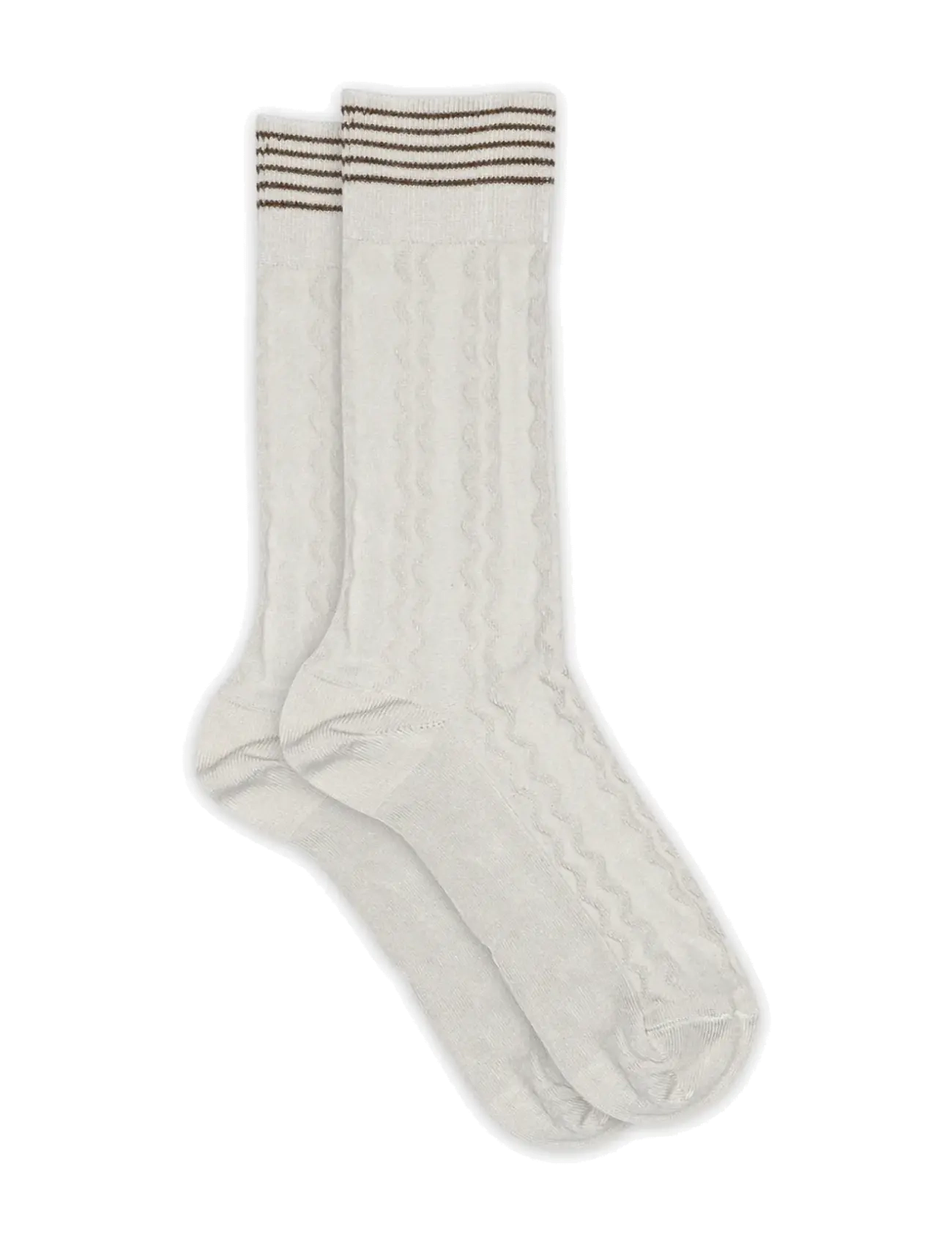 mp Denmark Jens socks - Aluspesu - GRAY VIOLET / cream