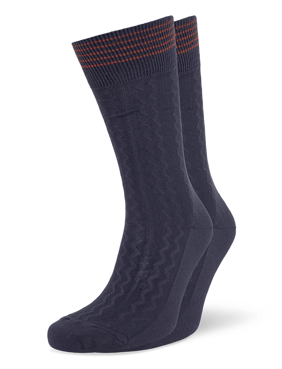 mp Denmark - Jens socks - vanliga strumpor - navy - 0