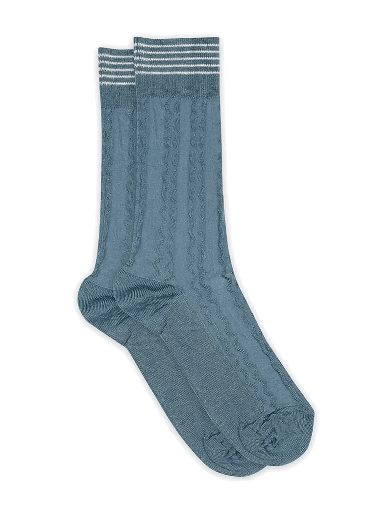 mp Denmark - Jens socks - crew-socken - provincial blue - 0