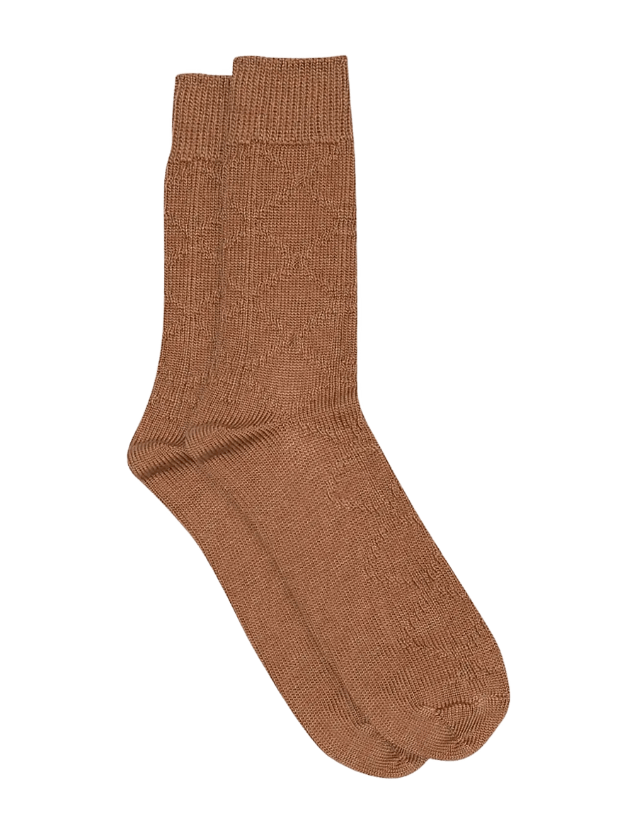 mp Denmark - Ebbe socks - vanliga strumpor - pecan pie - 0