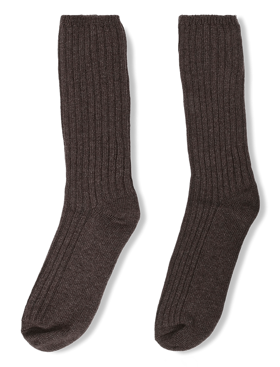 mp Denmark - Baldur socks - vanliga strumpor - brown melange - 1