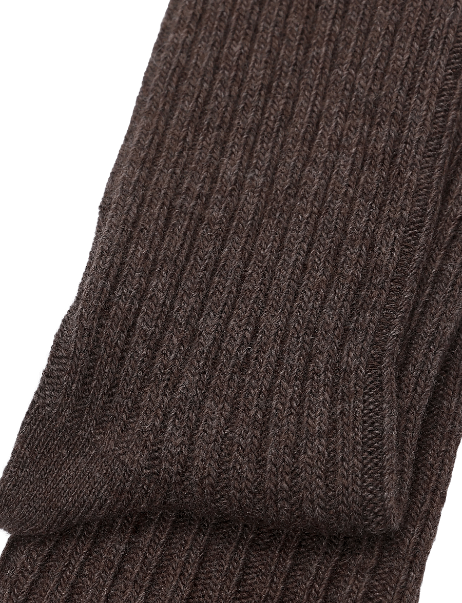 mp Denmark - Baldur socks - vanliga strumpor - brown melange - 2