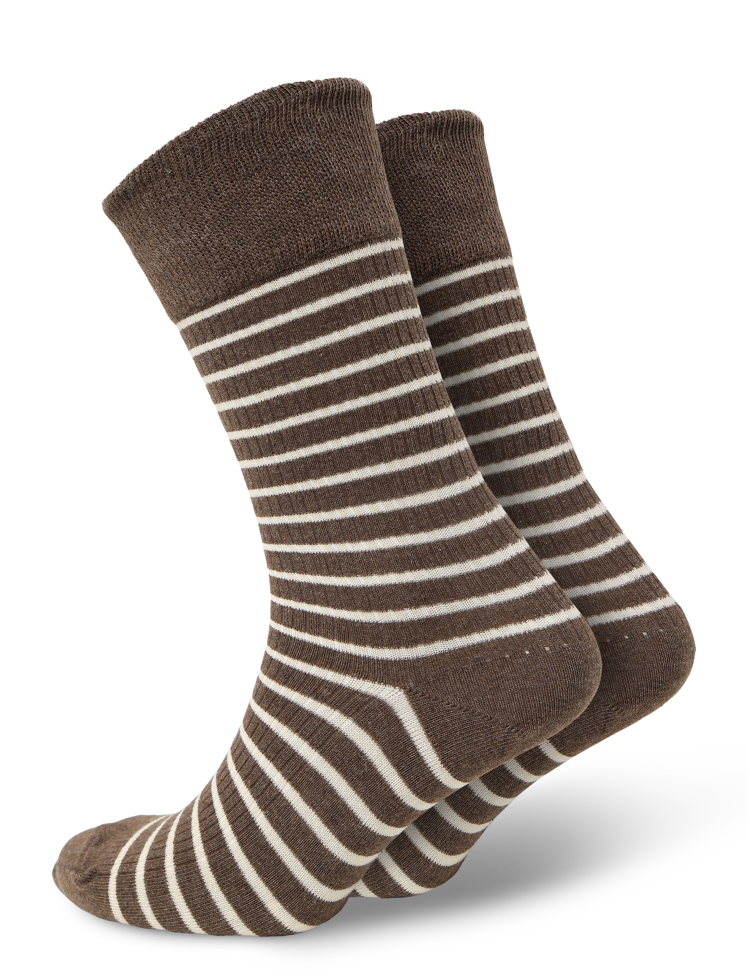mp Denmark Knud socks - Klassikalised sokid - BROWN MELANGE / brown