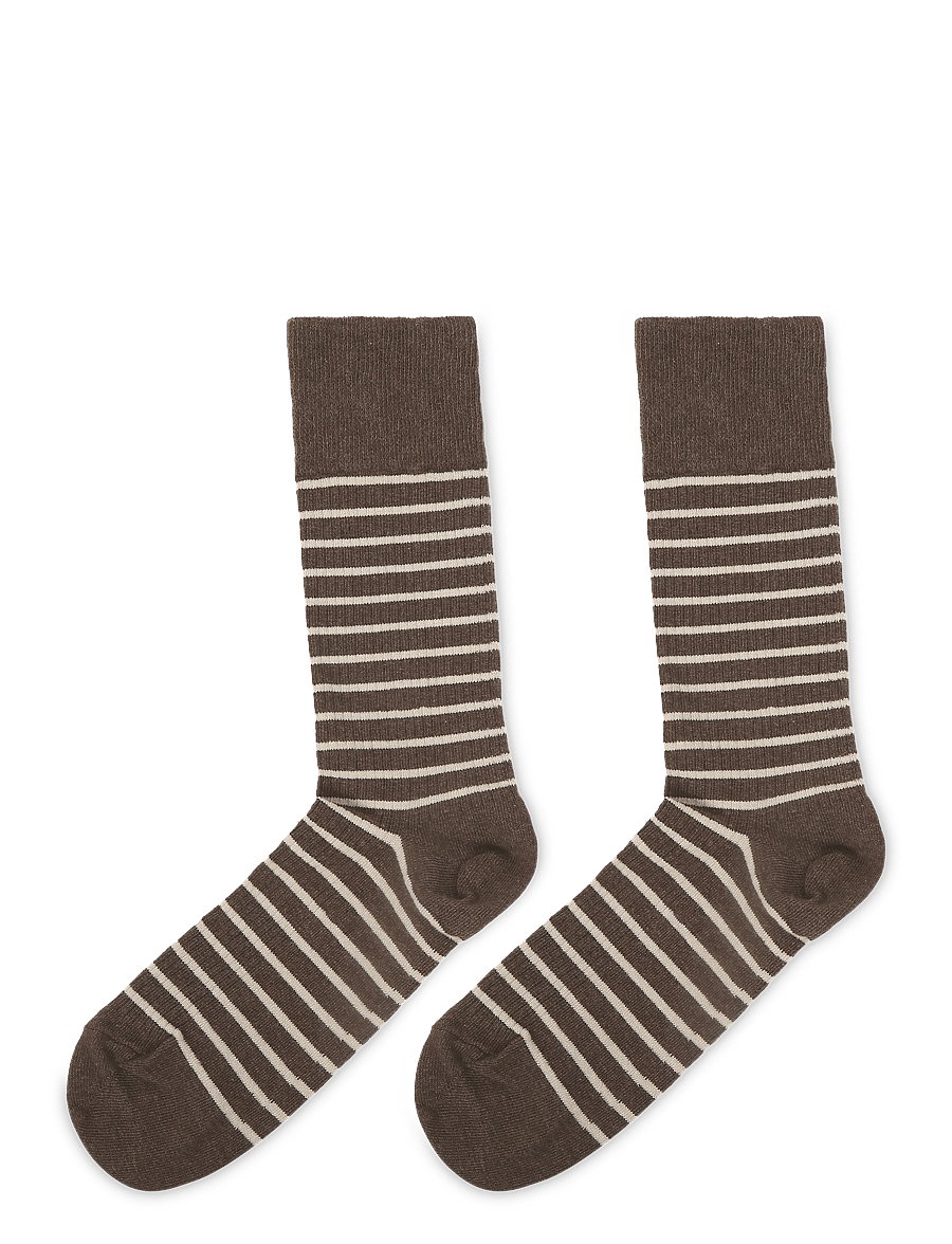 mp Denmark - Knud socks - vanliga strumpor - brown melange - 1