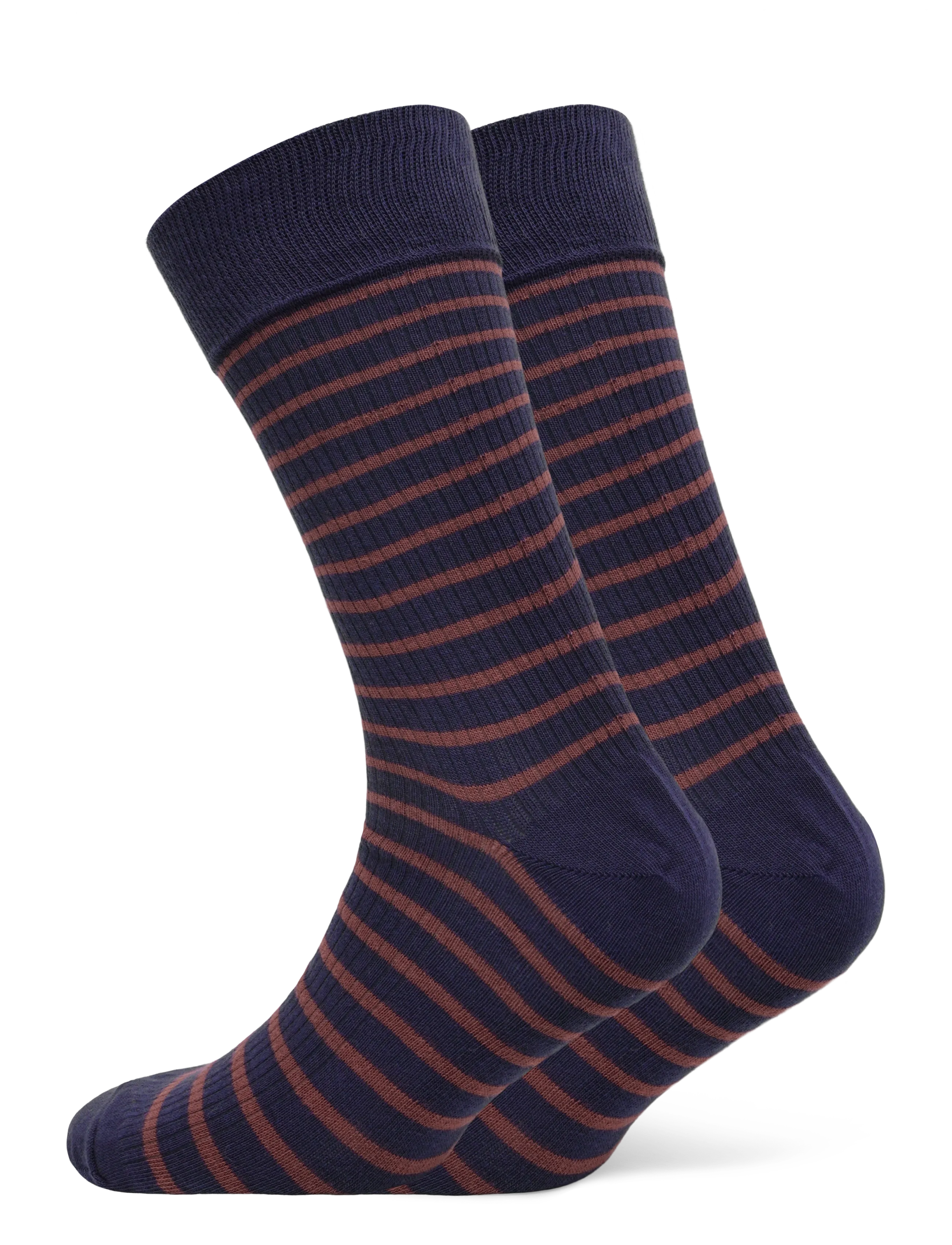 mp Denmark Knud socks - Klassikalised sokid - HENNA / navy
