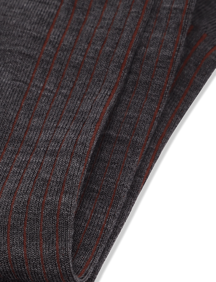 mp Denmark - Ditlev socks - vanliga strumpor - dark grey melange - 2