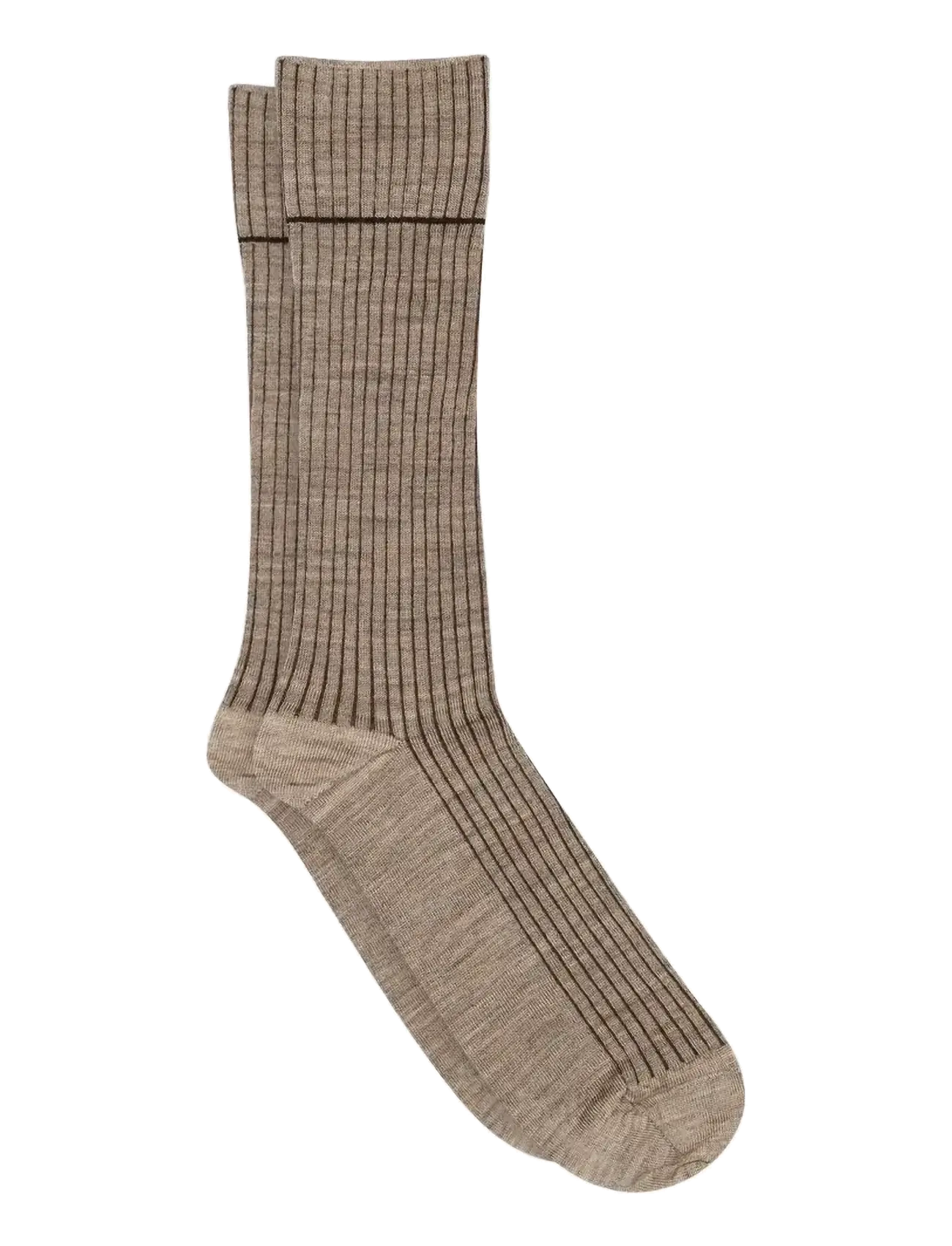 mp Denmark Ditlev socks - Socks - LIGHT BROWN MELANGE / beige