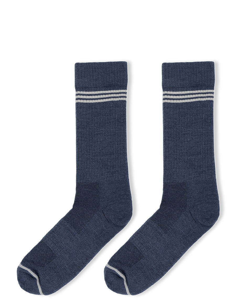 mp Denmark - Tyge socks - vanliga strumpor - dark denim melange - 1