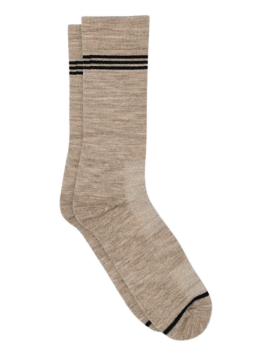 mp Denmark - Tyge socks - sokker - light brown melange - 0