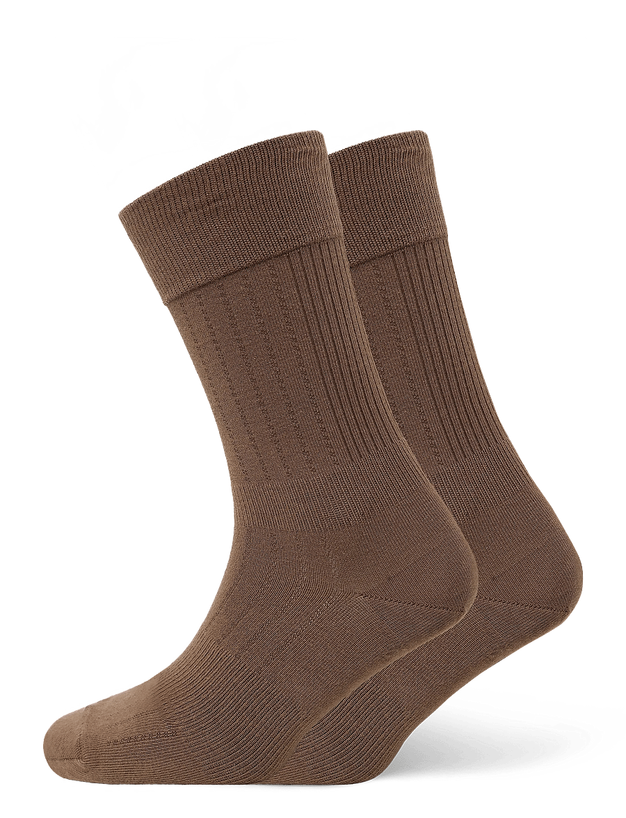 mp Denmark - Frank socks - vanliga strumpor - teak - 0