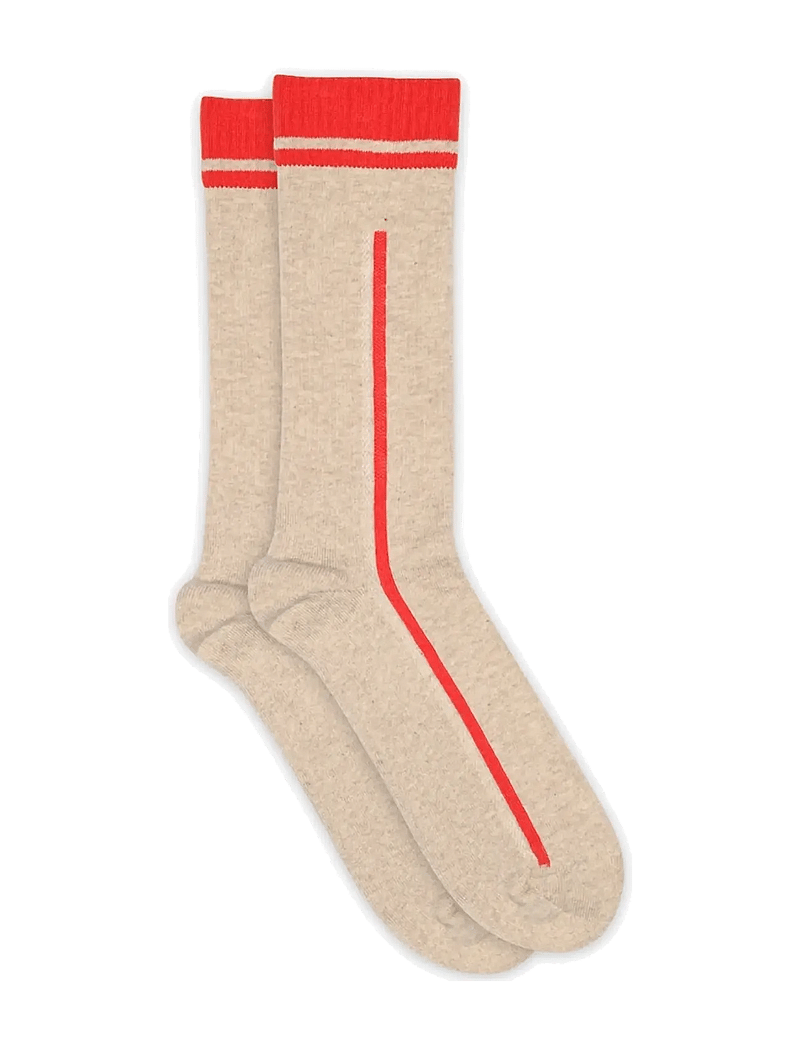 mp Denmark - Harald socks - crew-socken - beige melange - 0