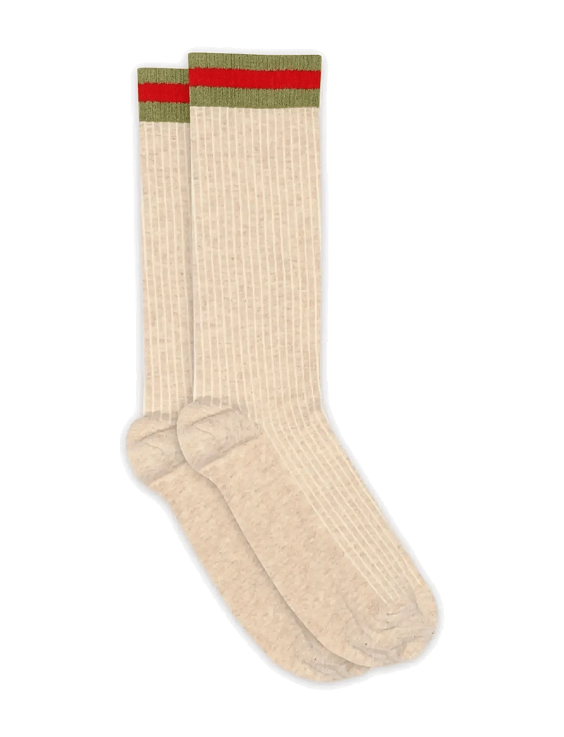mp Denmark - Aske socks - sokker - beige melange - 0