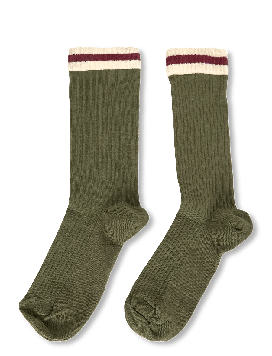 mp Denmark - Aske socks - vanliga strumpor - elm green - 1