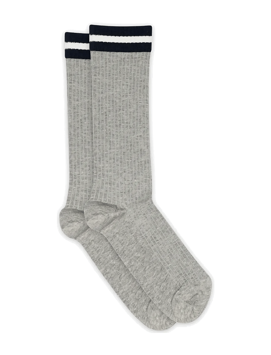 mp Denmark - Aske socks - sokker - grey melange - 0