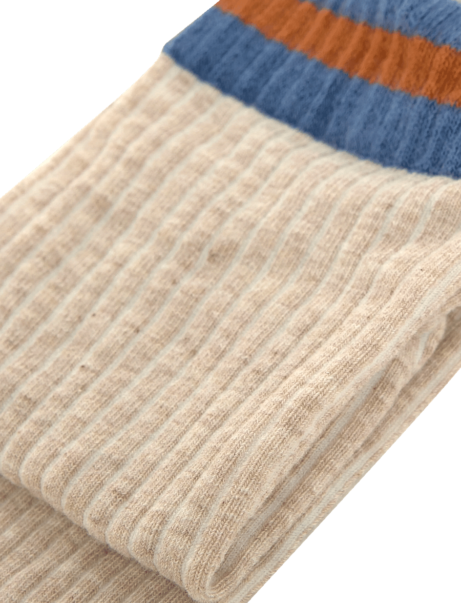 mp Denmark - Aske socks - tennissocken - light brown melange - 2