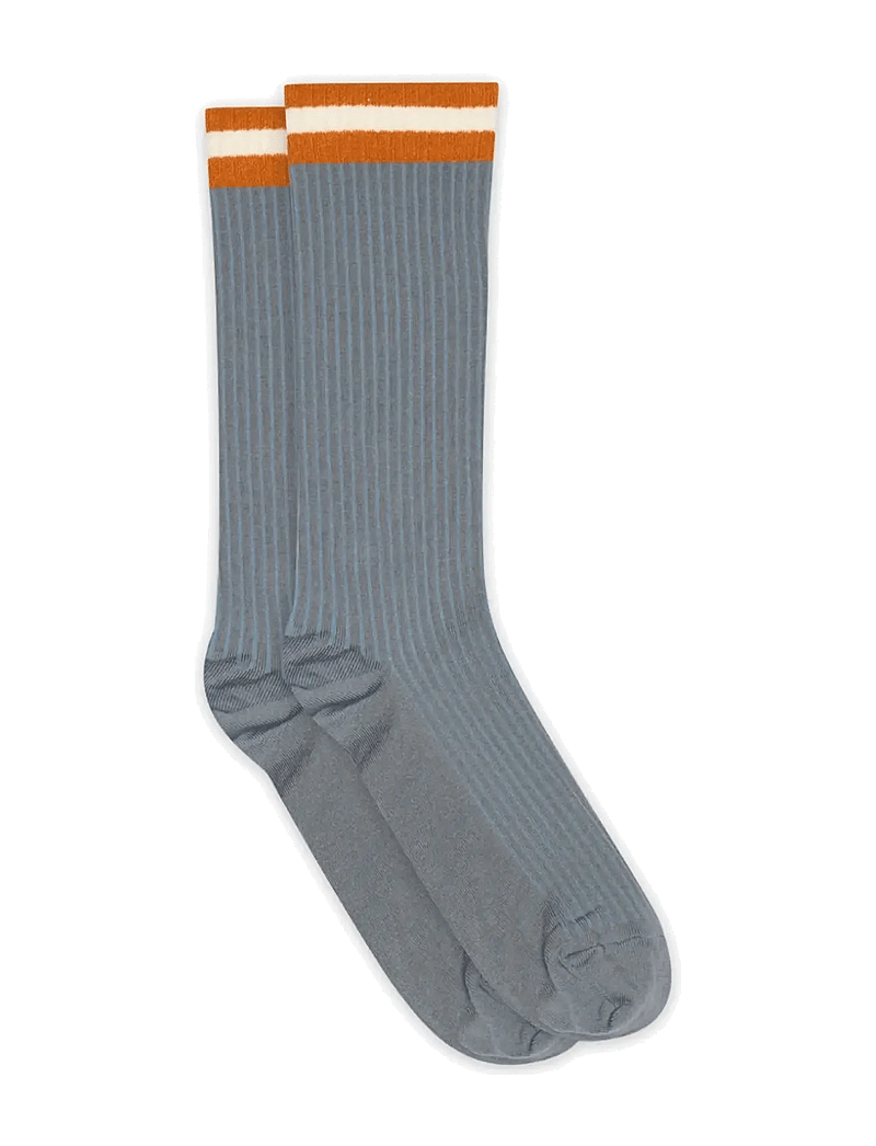 mp Denmark - Aske socks - crew-socken - stone blue - 0