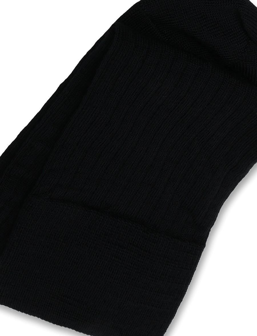 mp Denmark - Wool rib socks - klassikalised sokid - black - 2