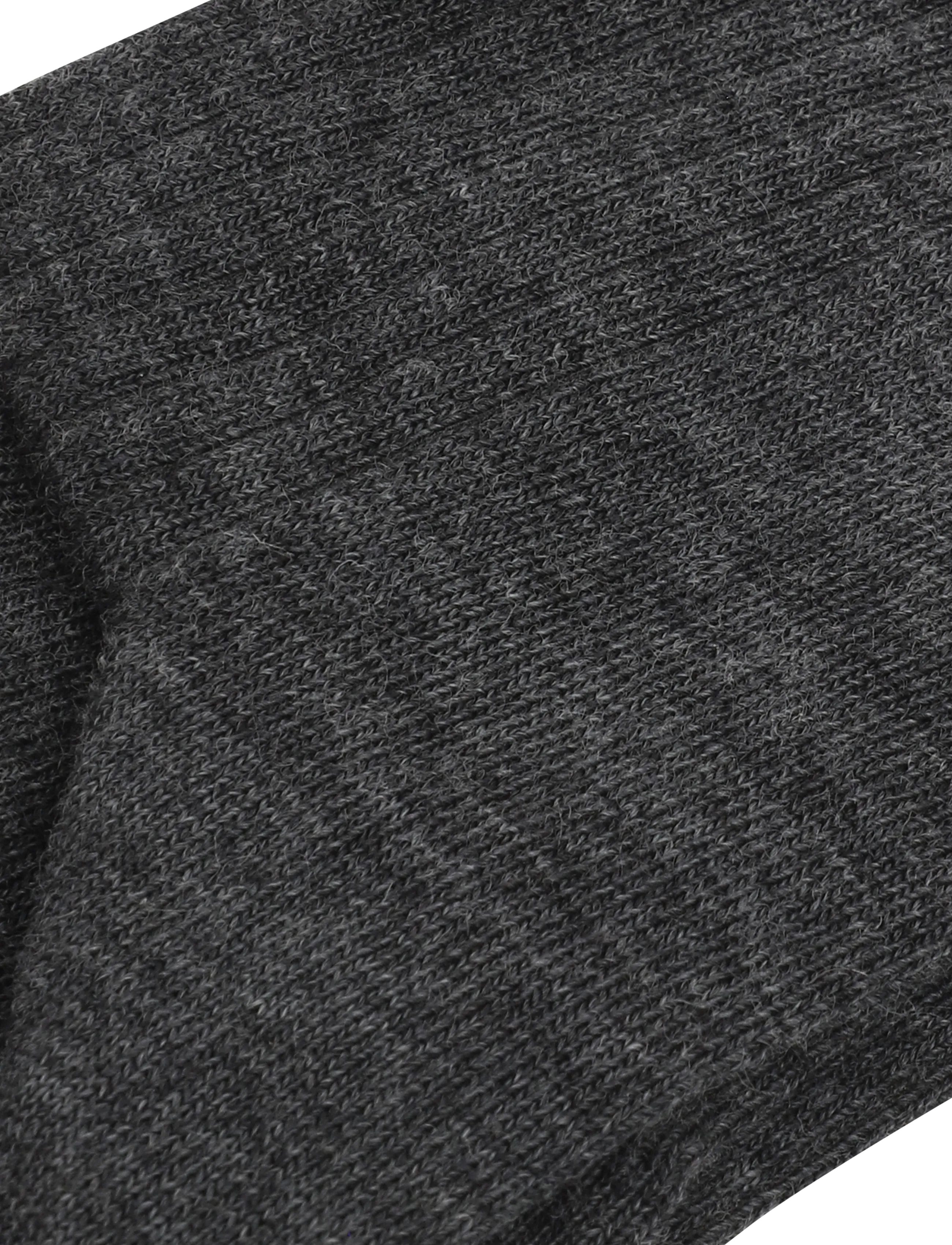 mp Denmark - Wool rib socks - klassikalised sokid - dark grey melange - 2