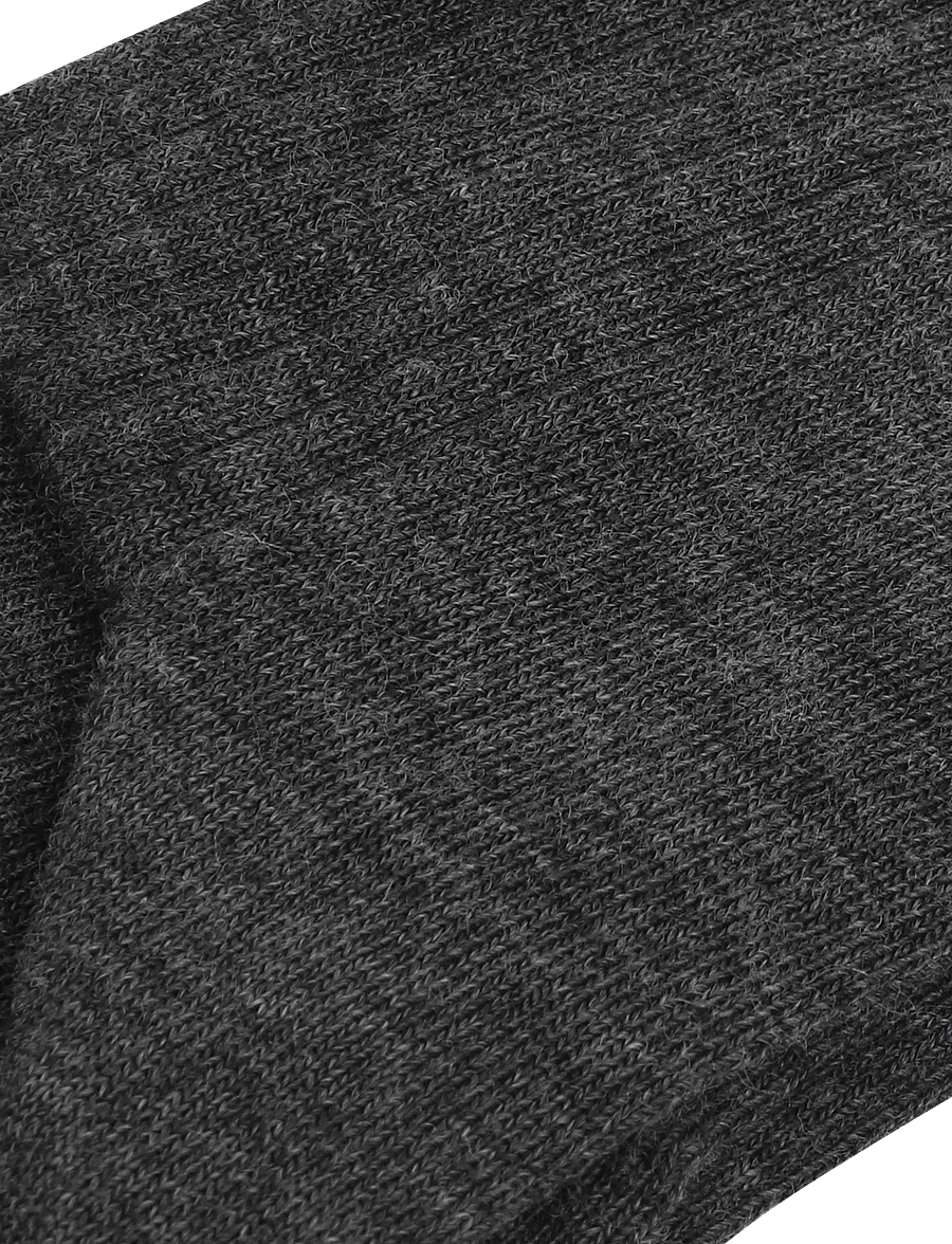 mp Denmark - Wool rib socks - klassikalised sokid - dark grey melange - 2