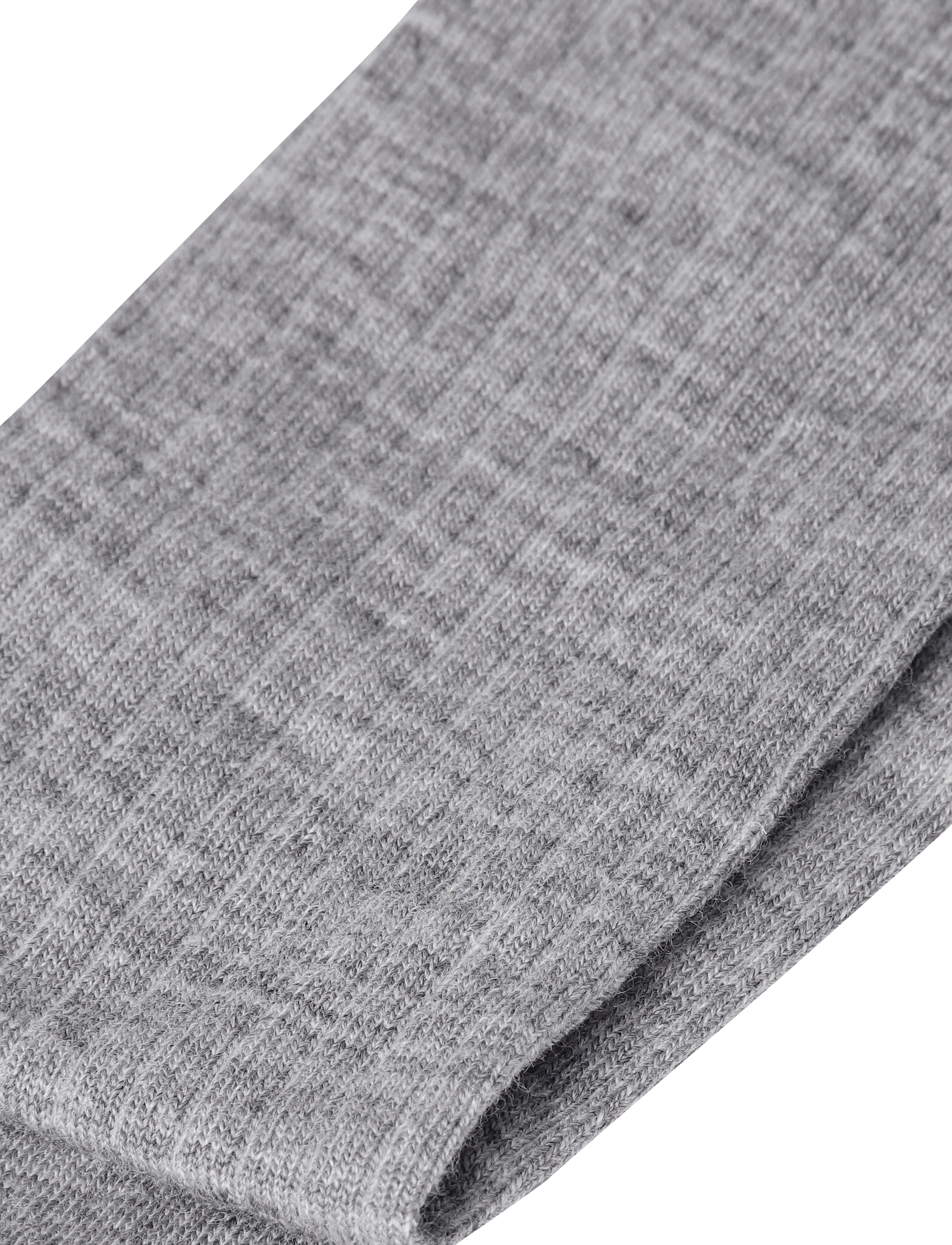 mp Denmark - Wool rib socks - vanliga strumpor - grey melange - 2