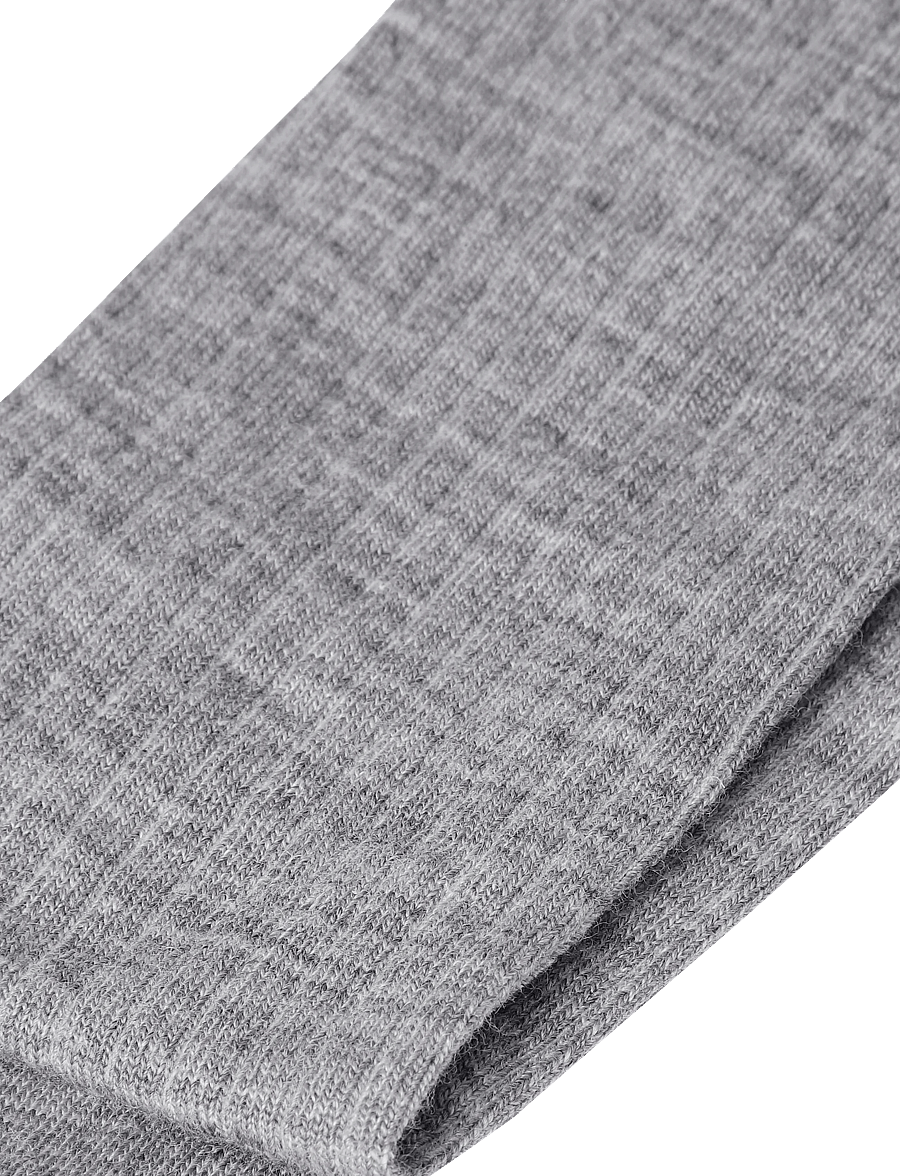 mp Denmark - Wool rib socks - vanliga strumpor - grey melange - 2