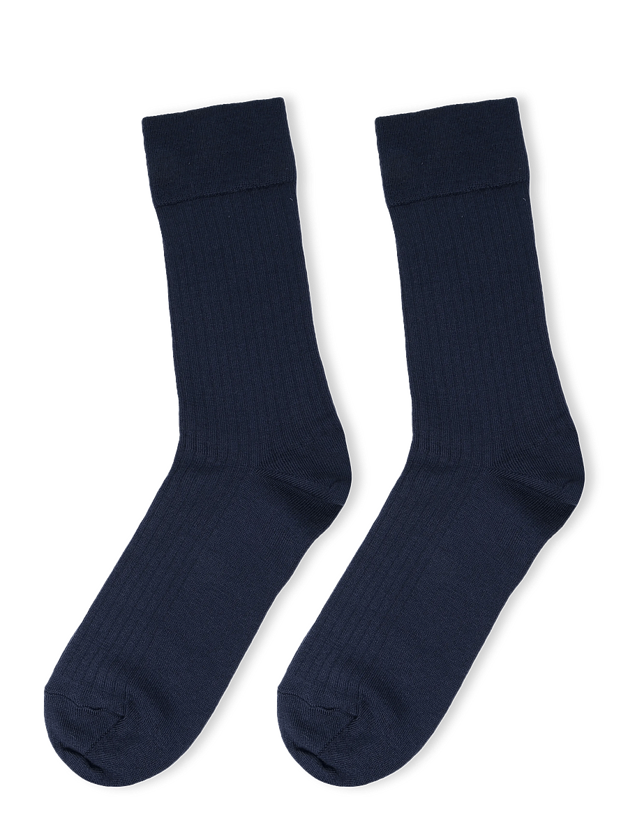 mp Denmark - Wool rib socks - klassikalised sokid - navy - 1