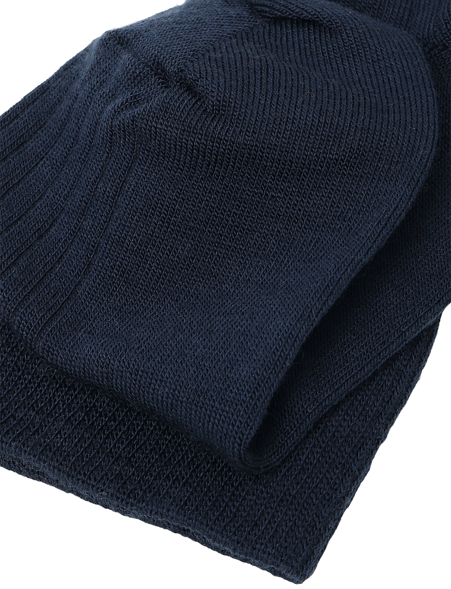 mp Denmark - Wool rib socks - klassikalised sokid - navy - 2