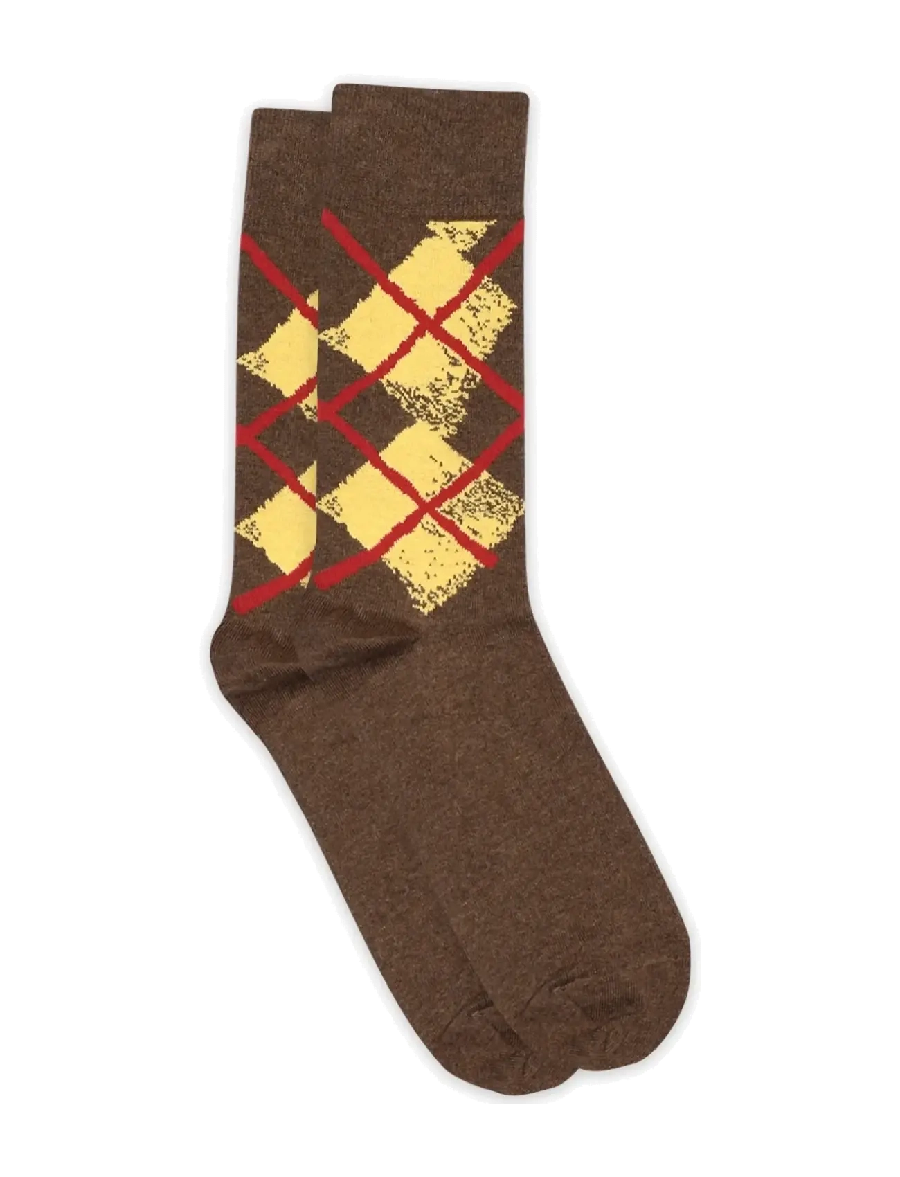 mp Denmark Helge socks - Sokker - BROWN MELANGE / brown