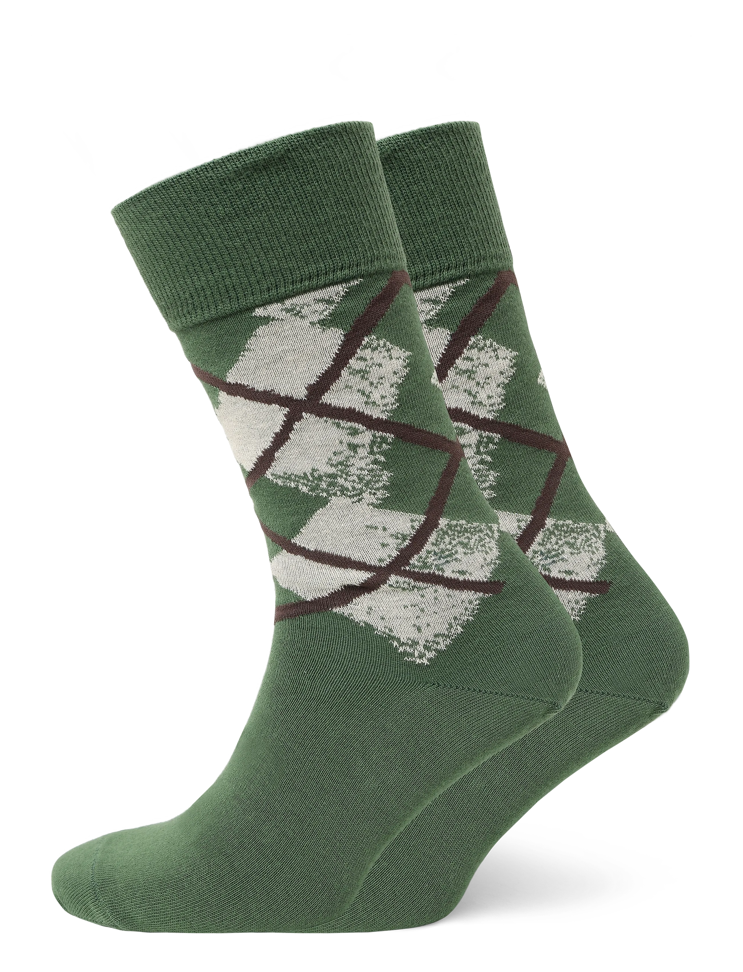 mp Denmark Helge socks - Klassikalised sokid - ELM GREEN / green
