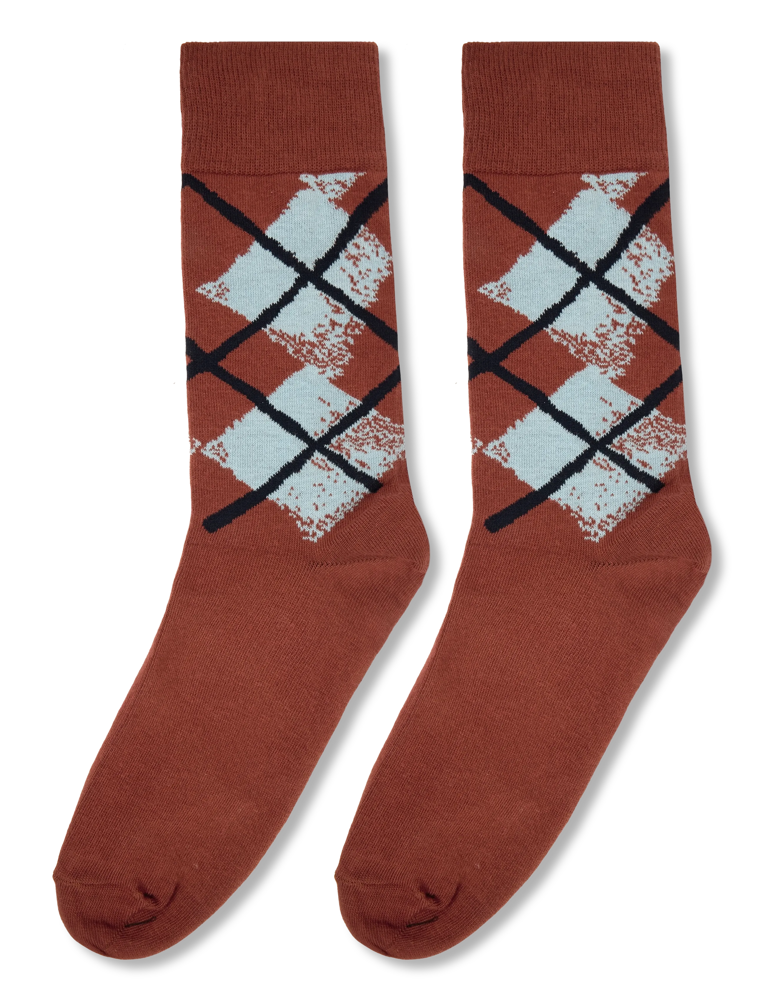 mp Denmark - Helge socks - vanliga strumpor - henna - 1