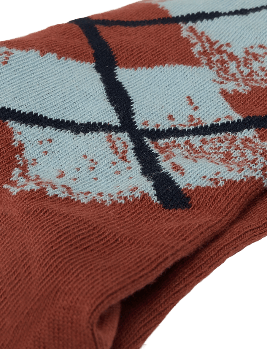 mp Denmark - Helge socks - vanliga strumpor - henna - 2