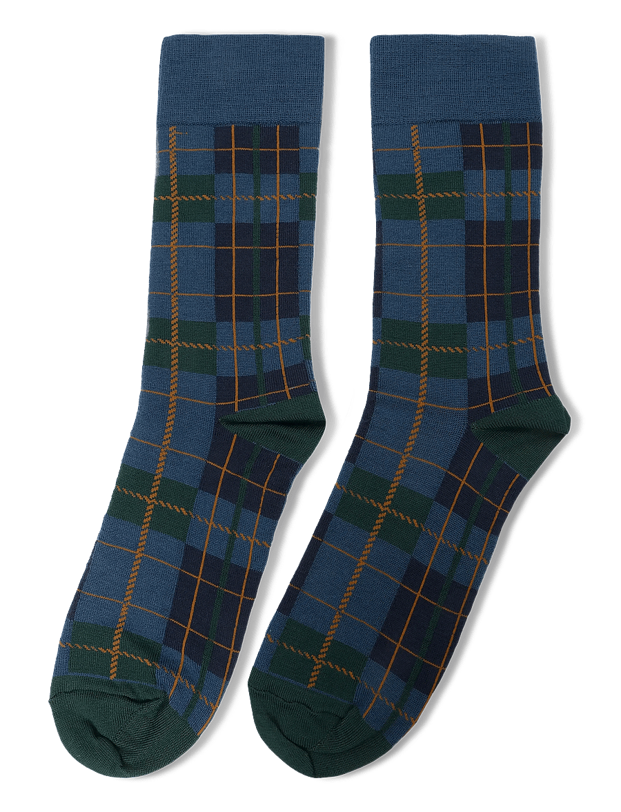 mp Denmark - Johan socks - vanliga strumpor - dark demin - 1