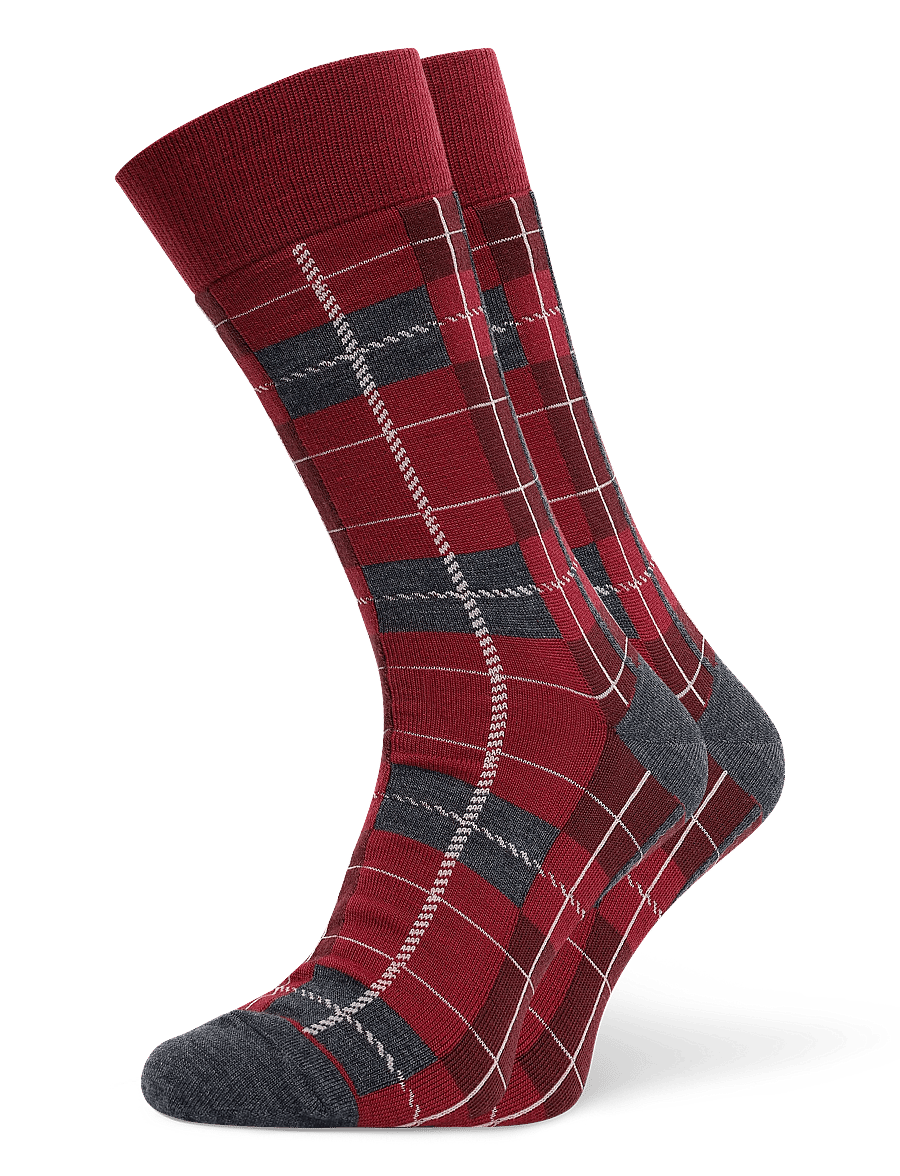 mp Denmark - Johan socks - vanliga strumpor - karanda red - 0