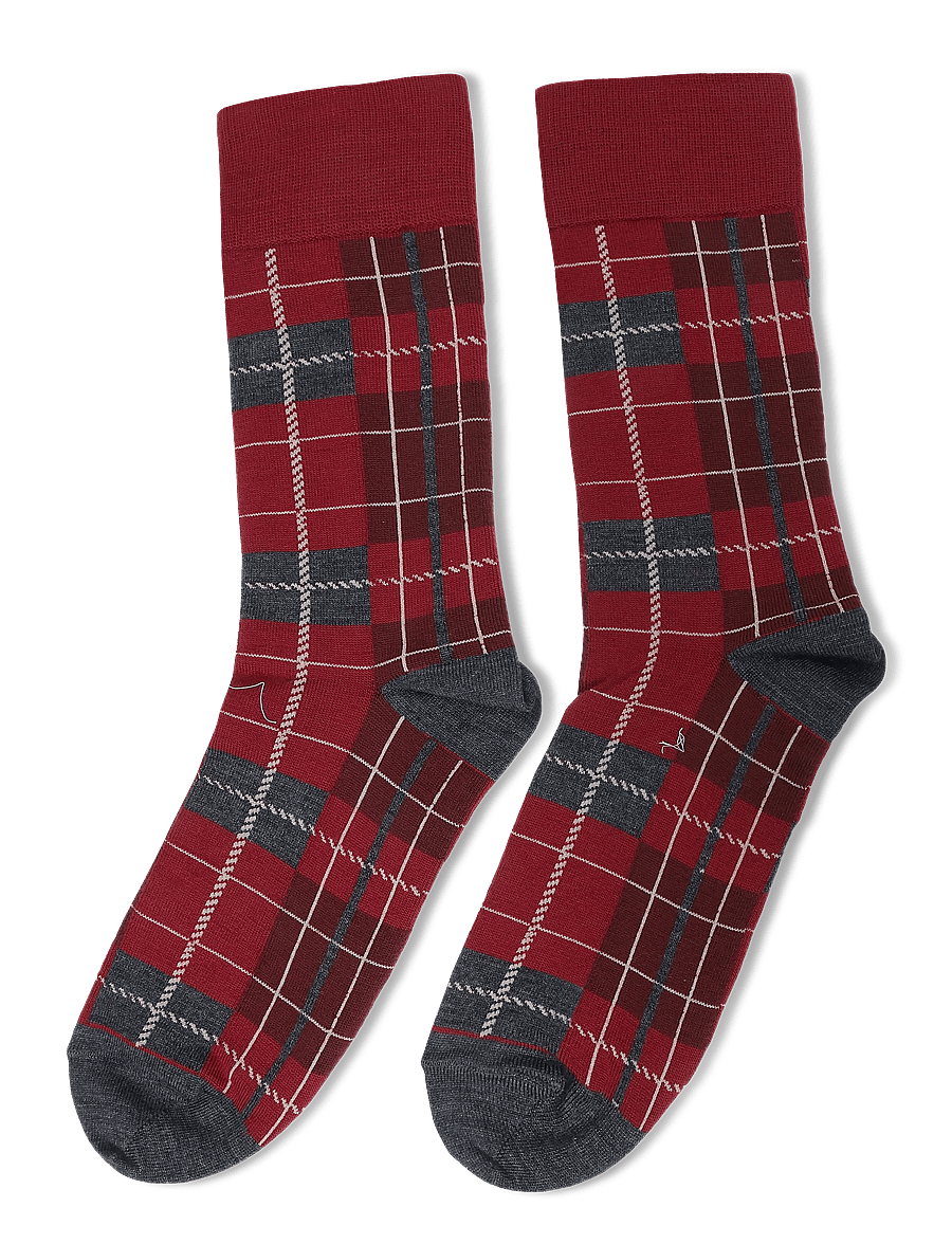 mp Denmark - Johan socks - vanliga strumpor - karanda red - 1