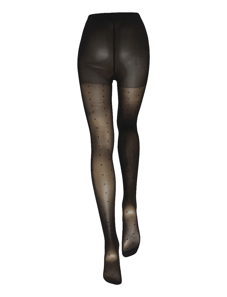 mp Denmark - Hailey tights - stay-ups - black/black - 2