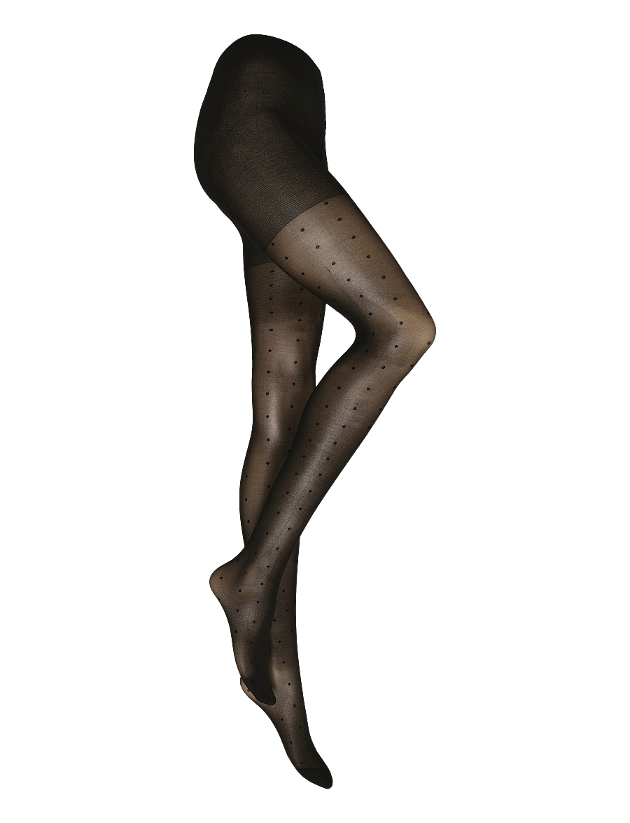 mp Denmark - Hailey tights - stay-ups - black/black - 3