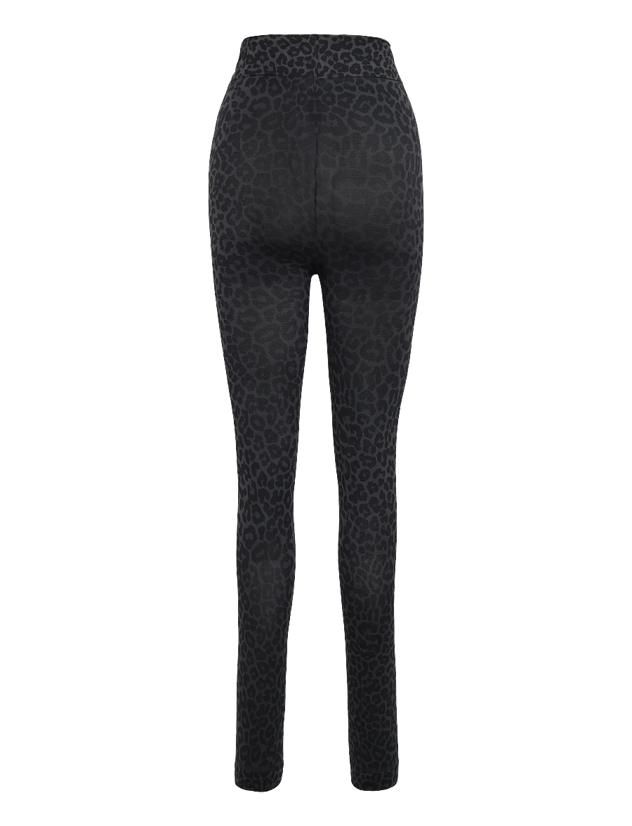 mp Denmark - Leopard footless - 150 denier - anthracite - 1